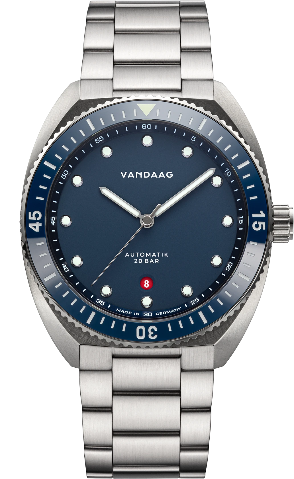 Tiefsee Automatik - Ruhe - massives Stahlband