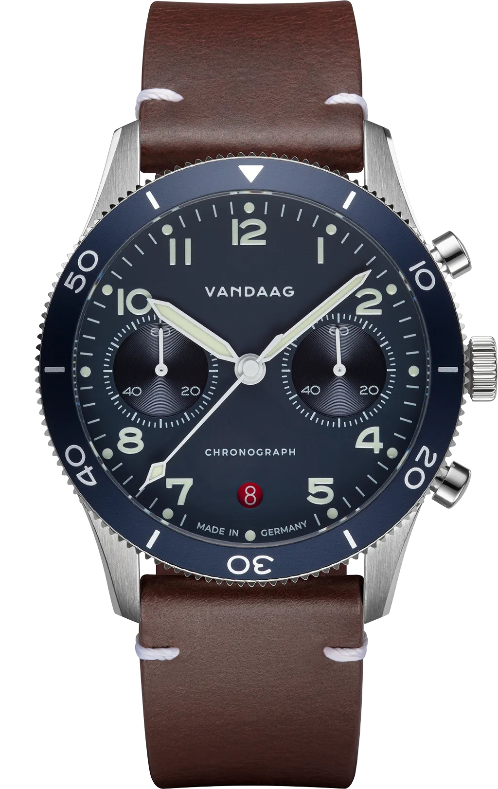 Schallmauer - Horizont - dunkelbraunes Lederband