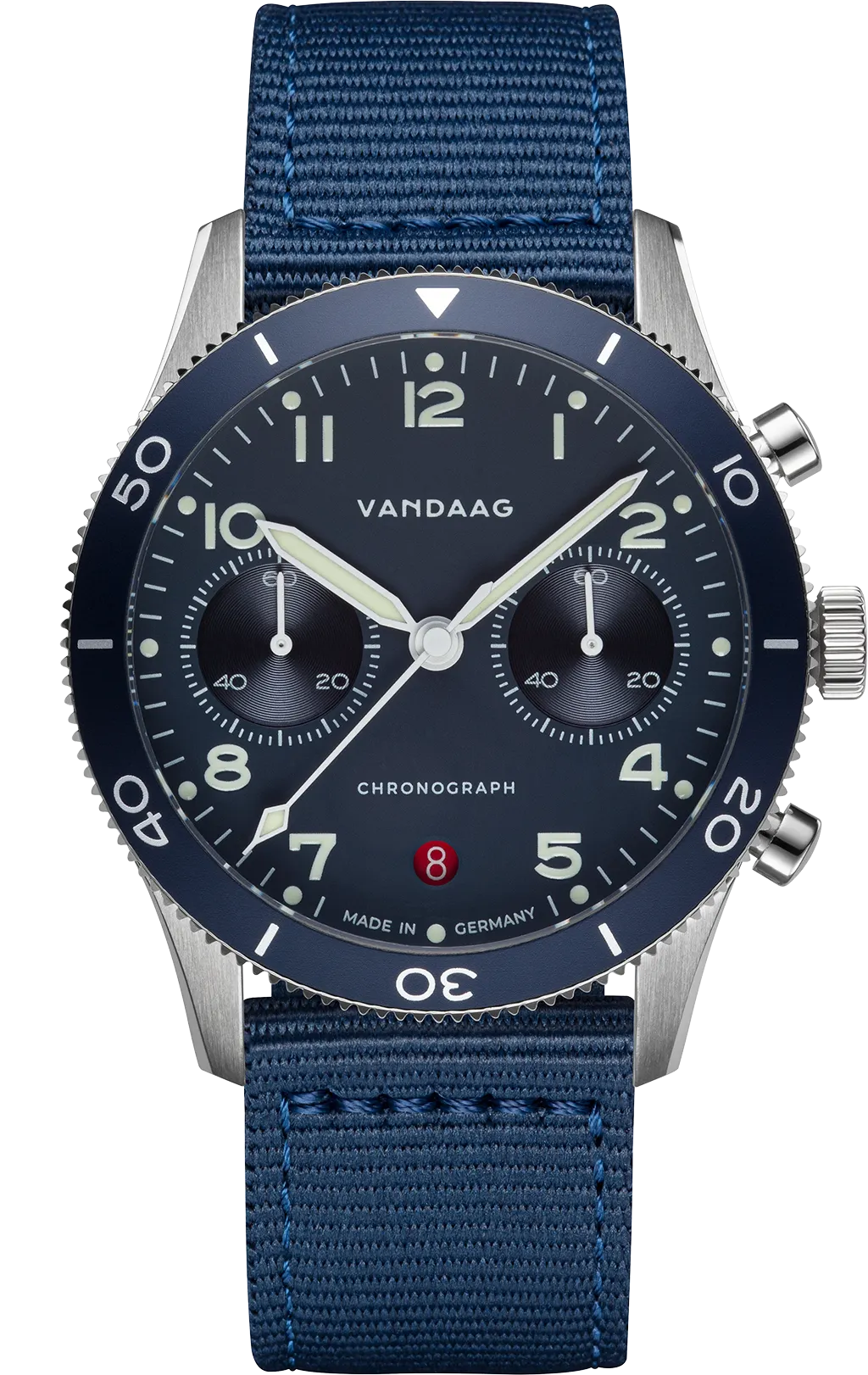 Nylonband blau / Stahl-Verschluss