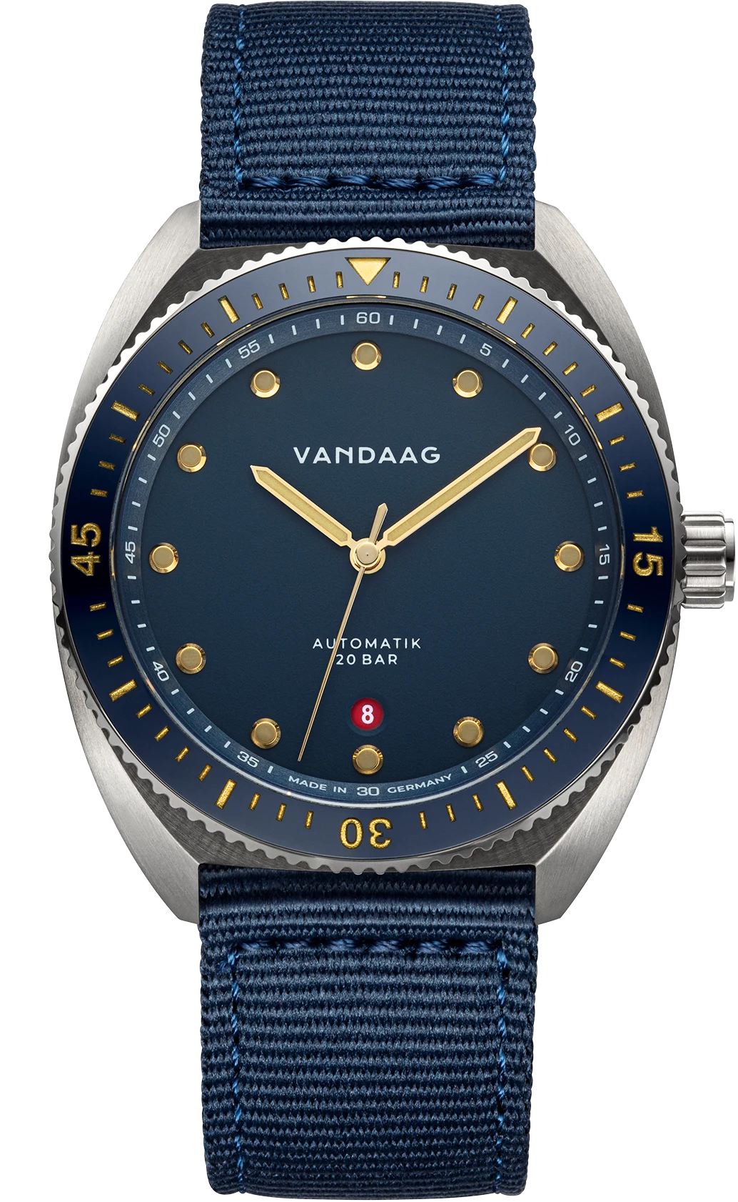 Nylonband blau / Stahl-Verschluss